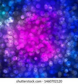 Light Blue, Red vector layout with circles. Colorful illustration with gradient dots in nature style. Pattern for wallpapers, curtains.
