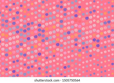 Light Blue, Red vector layout with bent lines. A circumflex abstract illustration with gradient. Brand new design for your ads, poster, banner.