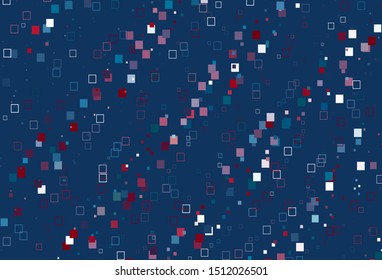 Light Blue, Red vector layout with rectangles, squares. Modern abstract illustration with colorful rectangles. Pattern for commercials.