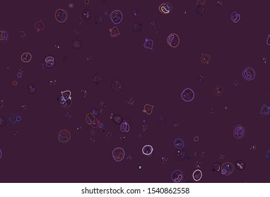 Light Blue, Red vector layout with restaurant food. Illustration with set of fresh food in doodle style. Template for meal cooking in kitchen.