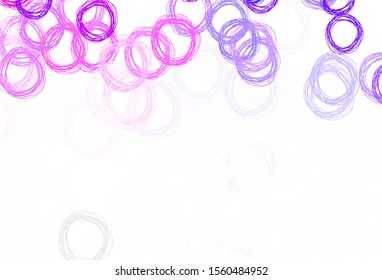 Light Blue, Red vector layout with circle shapes. Illustration with set of shining colorful abstract circles. Design for poster, banner of websites.