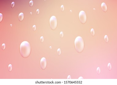 Light Blue, Red vector layout with circle shapes. Glitter abstract illustration with blurred drops of rain. The pattern can be used for ads, leaflets of liquid.