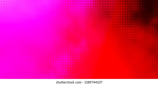 Light Blue, Red vector layout with circle shapes. Colorful illustration with gradient dots in nature style. Design for your commercials.