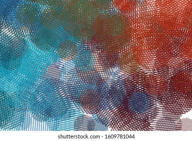 Light Blue, Red vector layout with circle shapes. Modern abstract illustration with colorful water drops. Pattern for beautiful websites.