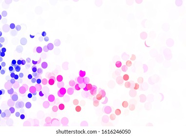 Light Blue, Red vector layout with circle shapes. Blurred bubbles on abstract background with colorful gradient. Design for poster, banner of websites.