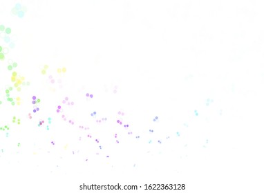 Light Blue, Red vector layout with circle shapes. Abstract illustration with colored bubbles in nature style. Pattern for beautiful websites.