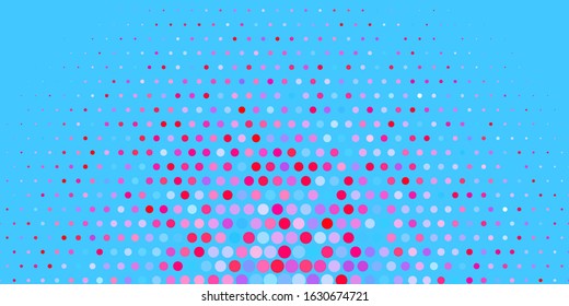 Light Blue, Red vector layout with circle shapes. Abstract colorful disks on simple gradient background. Pattern for websites.