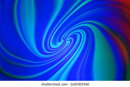 Light Blue, Red vector layout with bent lines. Shining colorful illustration in simple style. New composition for your brand book.