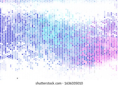 Light Blue, Red vector layout with circle shapes. Blurred decorative design in abstract style with bubbles. Design for your business advert.