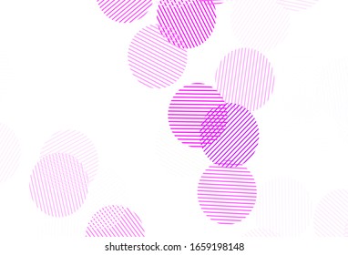 Light Blue, Red vector layout with circle shapes. Illustration with set of shining colorful abstract circles. New template for your brand book.