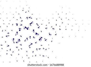 Light Blue, Red vector layout with circle shapes. Illustration with set of shining colorful abstract circles. Design for poster, banner of websites.