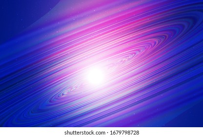 Light Blue, Red vector layout with cosmic stars. Modern abstract illustration with Big Dipper stars. Pattern for futuristic ad, booklets.