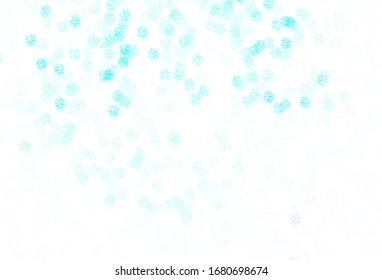 Light Blue, Red vector layout with circle shapes. Decorative design in abstract style with bubbles, lines. Design for your business advert.