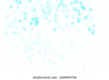Light Blue, Red vector layout with circle shapes. Illustration with set of shining colorful abstract circles, lines. New template for your brand book.