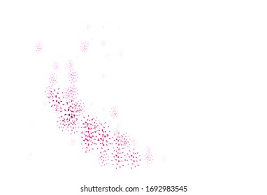 Light Blue, Red vector layout with circle shapes. Abstract illustration with colored bubbles in nature style. Design for your business advert.