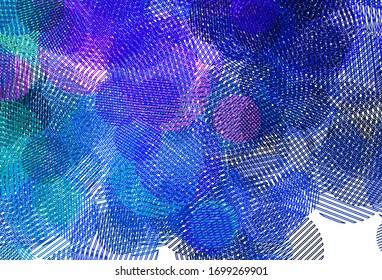 Light Blue, Red vector layout with circle shapes. Abstract illustration with colored bubbles in nature style. Pattern for beautiful websites.