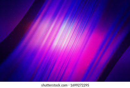 Light Blue, Red vector layout with cosmic stars. Shining illustration with sky stars on abstract template. Template for cosmic backgrounds.