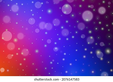 Light Blue, Red vector layout in New Year style. Abstract gradient illustration with colorful Christmas things. Pattern for ads, poster, banner of books.