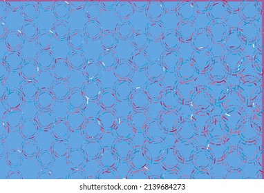Light blue, red vector layout with circle shapes. Blurred decorative design in abstract style with bubbles. Pattern for beautiful websites.