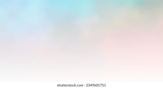 Light Blue, Red vector layout with cloudscape. Illustration in abstract style with gradient clouds. Pattern for your booklets, leaflets.