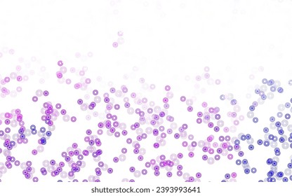 Light Blue, Red vector layout with circle shapes. Illustration with set of shining colorful abstract circles. Pattern for beautiful websites.