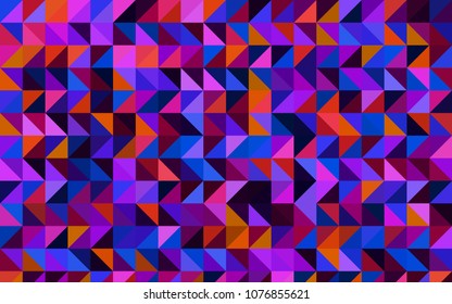 Light Blue, Red vector low poly template. Creative geometric illustration in Origami style with gradient. The polygonal design can be used for your web site.