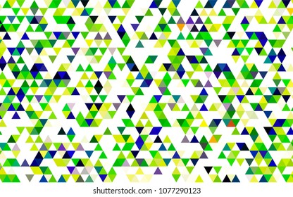 Light Blue, Red vector low poly template. A completely new color illustration in a vague style. The elegant pattern can be used as part of a brand book.