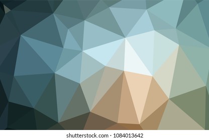 Light Blue, Red vector low poly cover. Colorful abstract illustration with gradient. A completely new design for your business.