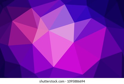 Light Blue, Red vector low poly texture. Colorful illustration in abstract style with triangles. Triangular pattern for your design.
