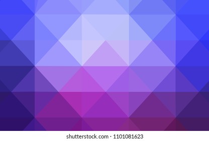 Light Blue, Red vector low poly cover. Colorful illustration in abstract style with triangles. Textured pattern can be used as a background.
