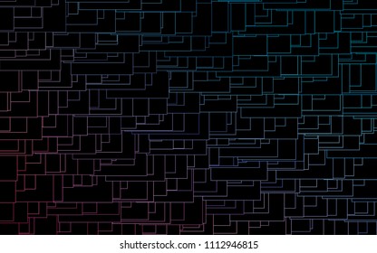 Light Blue, Red vector low poly background. A sample with a polygonal design. Illustration in polygonal style with repeating squares