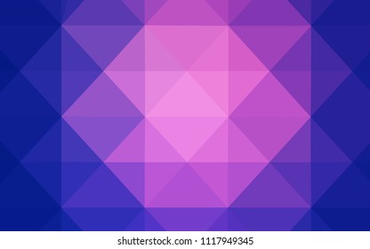 Light Blue, Red vector low poly cover. A sample with polygonal shapes. Brand new design for your business.