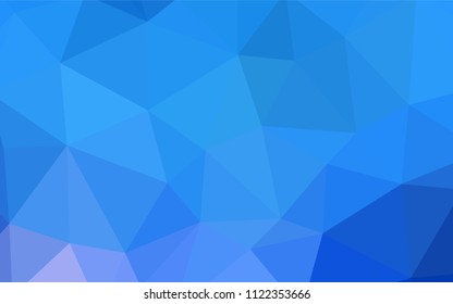 Light Blue, Red vector low poly cover. Modern abstract illustration with triangles. Pattern for a brand book's backdrop.