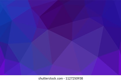 Light Blue, Red vector low poly cover. Colorful illustration in abstract style with triangles. Triangular pattern for your design.