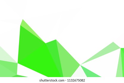 Light Blue, Red vector low poly texture. A sample with polygonal shapes. New template for your brand book.