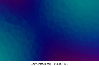Light Blue, Red vector low poly layout. Triangular geometric sample with gradient.  Pattern for a brand book's backdrop.