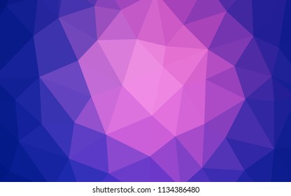Light Blue, Red vector low poly texture. Colorful illustration in polygonal style with gradient. Brand new design for your business.