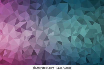 Light Blue, Red vector low poly texture. Colorful illustration in abstract style with triangles. Polygonal design for your web site.