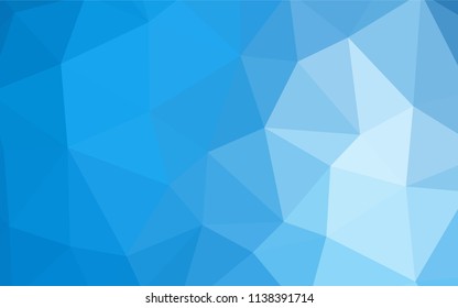 Light Blue, Red vector low poly layout. Colorful illustration in abstract style with triangles. A completely new design for your leaflet.
