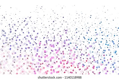 Light Blue, Red vector low poly background. A sample with a polygonal design. Illustration in polygonal style with repeating squares