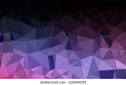 Light Blue, Red vector low poly cover. A completely new color illustration in a vague style. Triangular pattern for your business design.