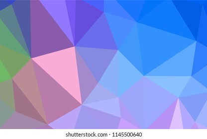 Light Blue, Red vector low poly texture. A completely new color illustration in a polygonal style. Textured pattern for your backgrounds.