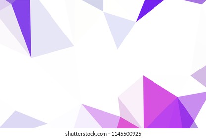 Light Blue, Red vector low poly texture. Shining colorful illustration with triangles. A completely new design for your leaflet.