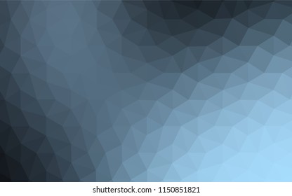 Light Blue, Red vector low poly cover. Geometric illustration in Origami style with gradient.  Brand new design for your business.