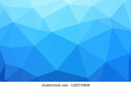 Light Blue, Red vector low poly texture. Polygonal abstract illustration with gradient. A completely new design for your leaflet.