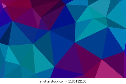 Light Blue, Red vector low poly texture. Creative illustration in halftone style with triangles. Pattern for a brand book's backdrop.