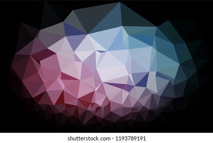 Light Blue, Red vector low poly cover. Creative geometric illustration in Origami style with gradient. A completely new design for your business.