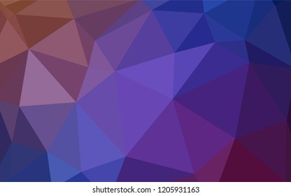 Light Blue, Red vector low poly layout. Shining colorful illustration with triangles. New template for your brand book.