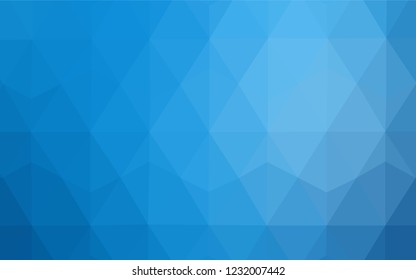 Light Blue, Red vector low poly texture. Glitter abstract illustration with an elegant triangles. A new texture for your web site.