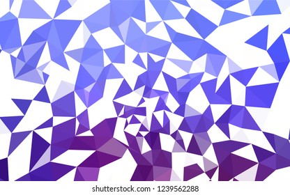 Light Blue, Red vector low poly cover. Polygonal abstract illustration with gradient. Pattern for a brand book's backdrop.